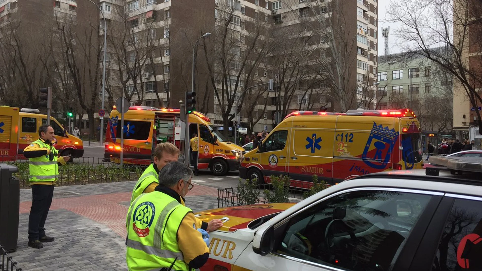 Un hombre fallece tras ser atropellado por un coche sin conductor en Madrid