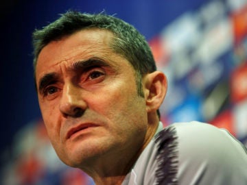 Ernesto Valverde, en rueda de prensa Ernesto Valverde, en rueda de prensa