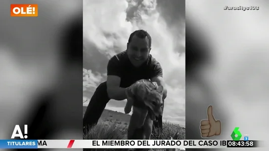 Un camionero se detiene en la carretera para liberar a un zorro atrapado en una caja de cartón Un camionero se detiene en la carretera para liberar a un zorro atrapado en una caja de cartón
