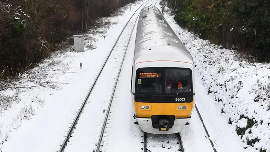 Imagen de las nevadas de Reino Unido Imagen de las nevadas de Reino Unido