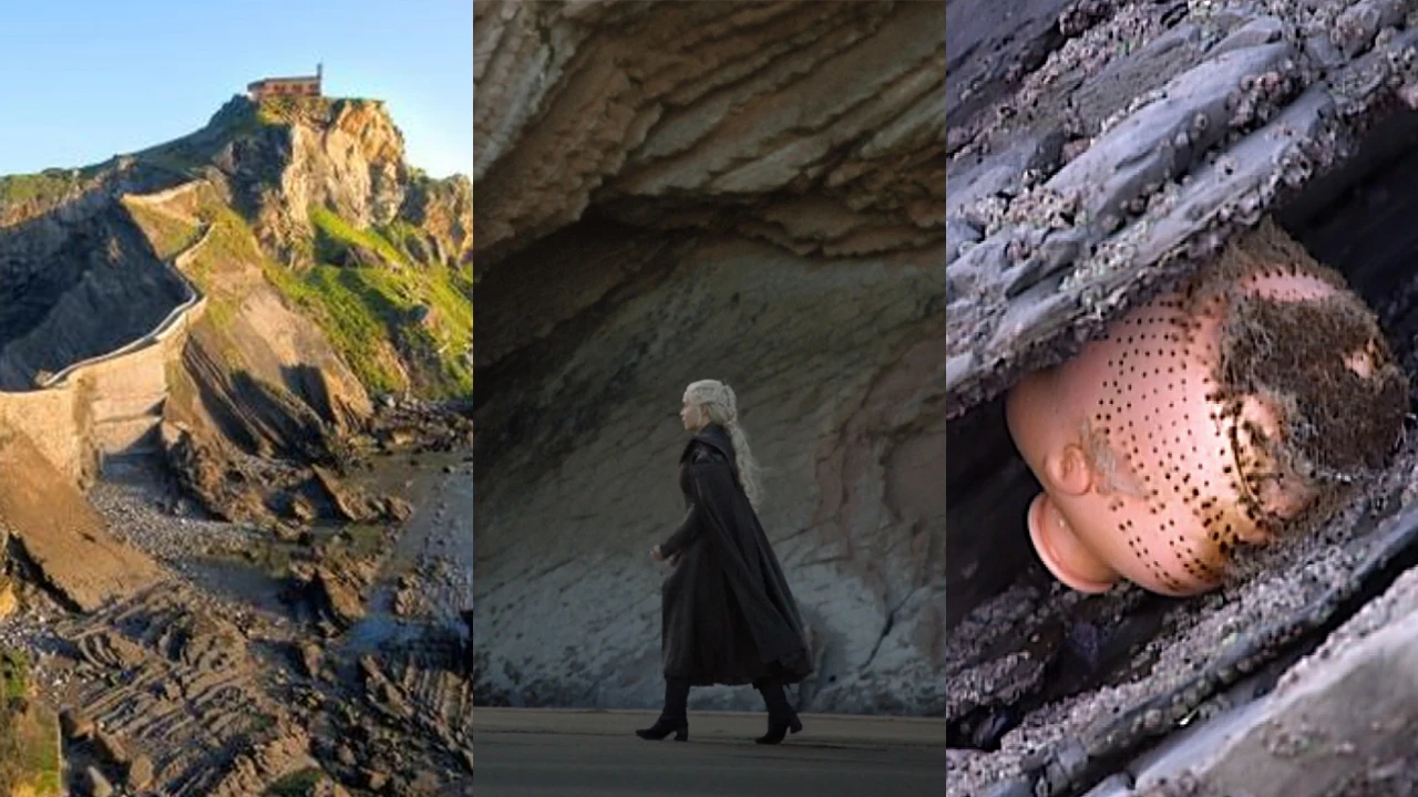 Rocadragón es la playa del Flysch en Zumaia, Euskadi