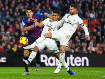 Momento del Barcelona - Real Madrid Momento del Barcelona - Real Madrid