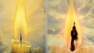 Similitud entre la obra de Vladimir Kush y una imagen del videoclip de Ariana Grande Similitud entre la obra de Vladimir Kush y una imagen del videoclip de Ariana Grande