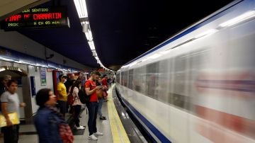 Imagen de archivo del metro de Madrid