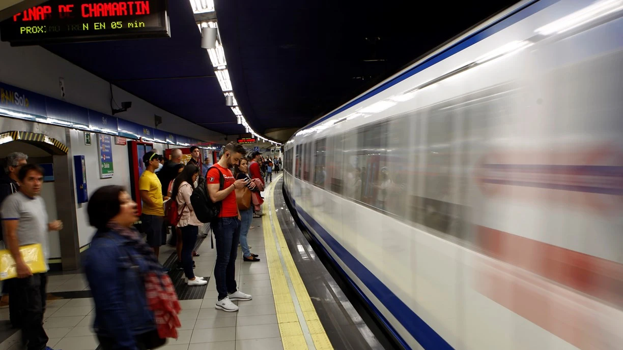 Imagen de archivo del metro de Madrid