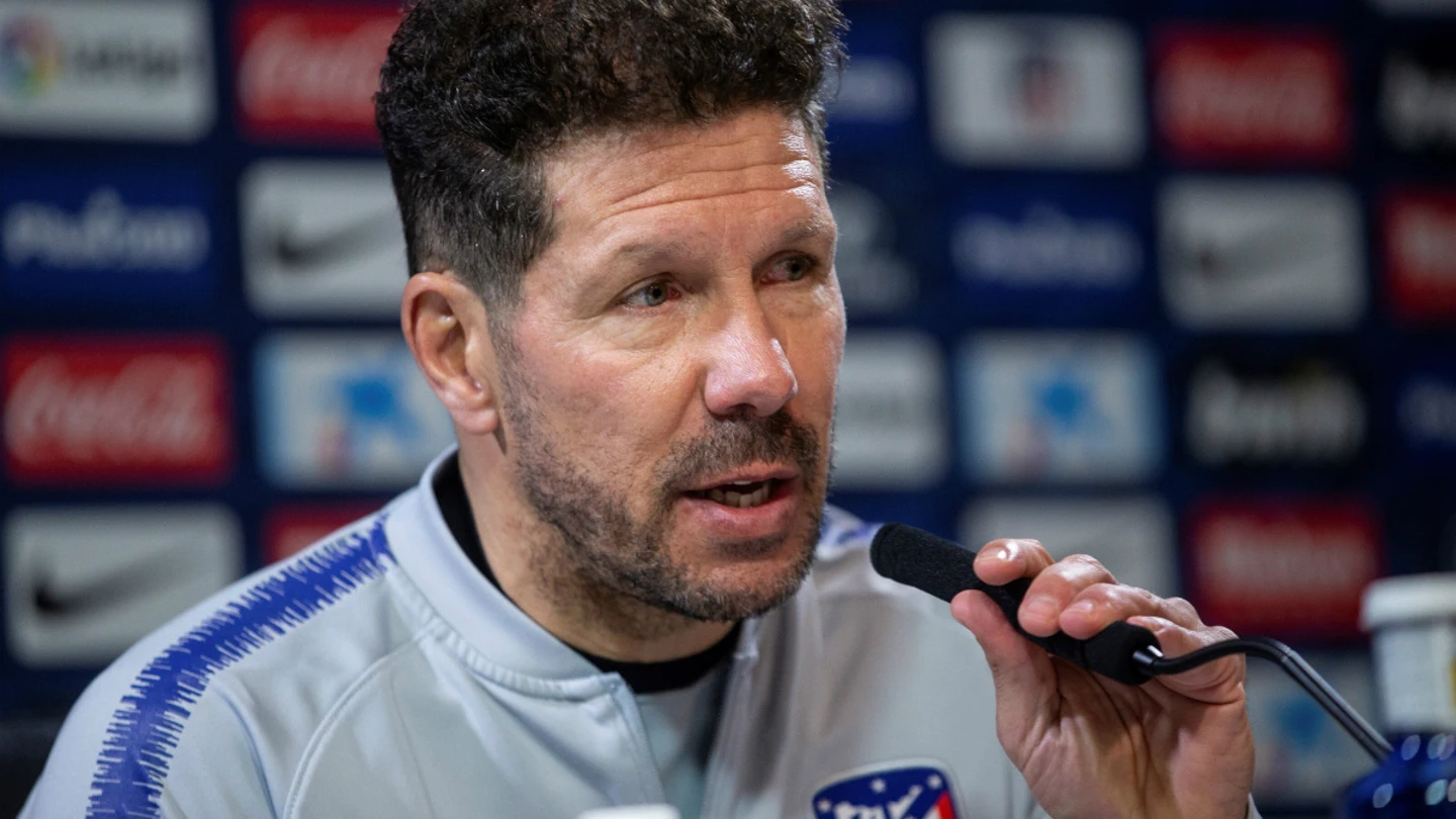 Diego Simeone, en rueda de prensa Diego Simeone, en rueda de prensa