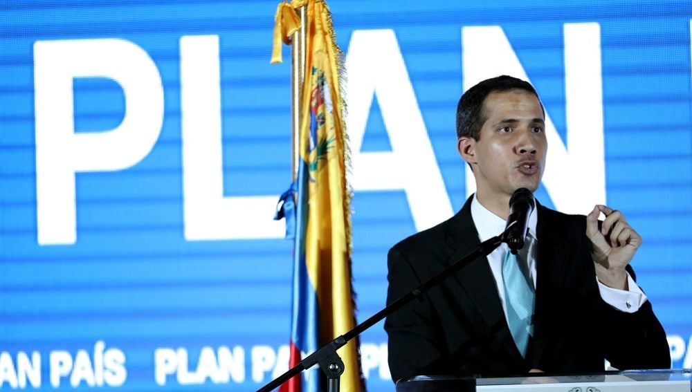 El autoproclamado presidente interino de Venezuela, Juan Guaidó