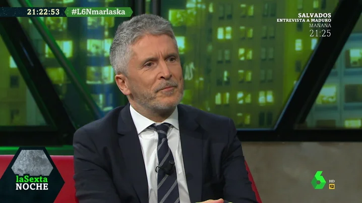 Fernando Grande-Marlaska, en laSexta Noche