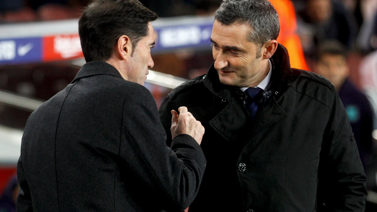 Valverde saluda a Marcelino