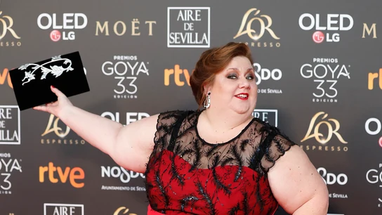 La actriz Itziar Castro Alfombra roja Premios Goya 2019