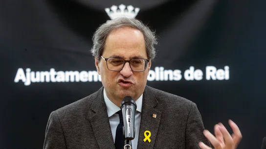Quim Torra en un acto en Molins de Rei Quim Torra en un acto en Molins de Rei