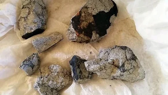 Trozos del meteorito caído en Cuba Trozos del meteorito caído en Cuba