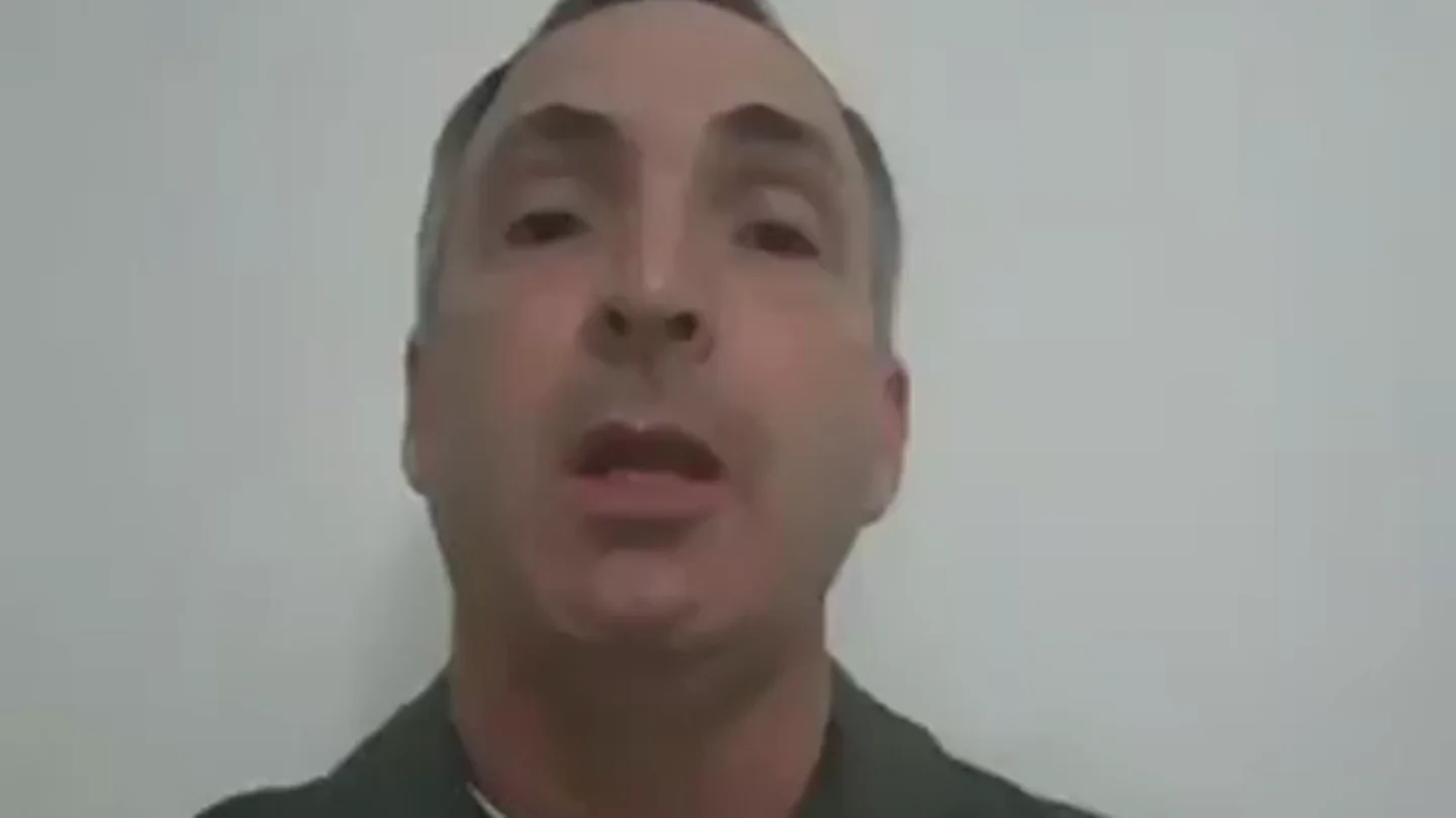 Imagen del general de las Fuerzas Aéreas de Venezuela que reconoce a Juan Guaidó como presidente Imagen del general de las Fuerzas Aéreas de Venezuela que reconoce a Juan Guaidó como presidente