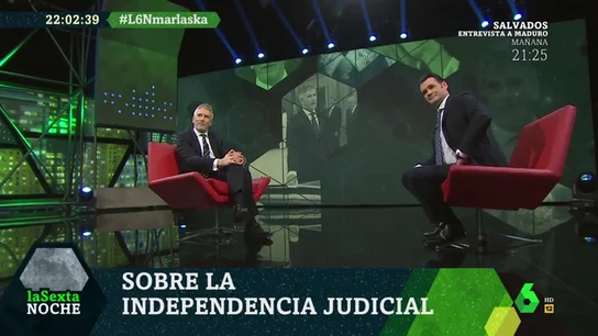 Fernando Grande-Marlaska, en laSexta Noche Fernando Grande-Marlaska, en laSexta Noche