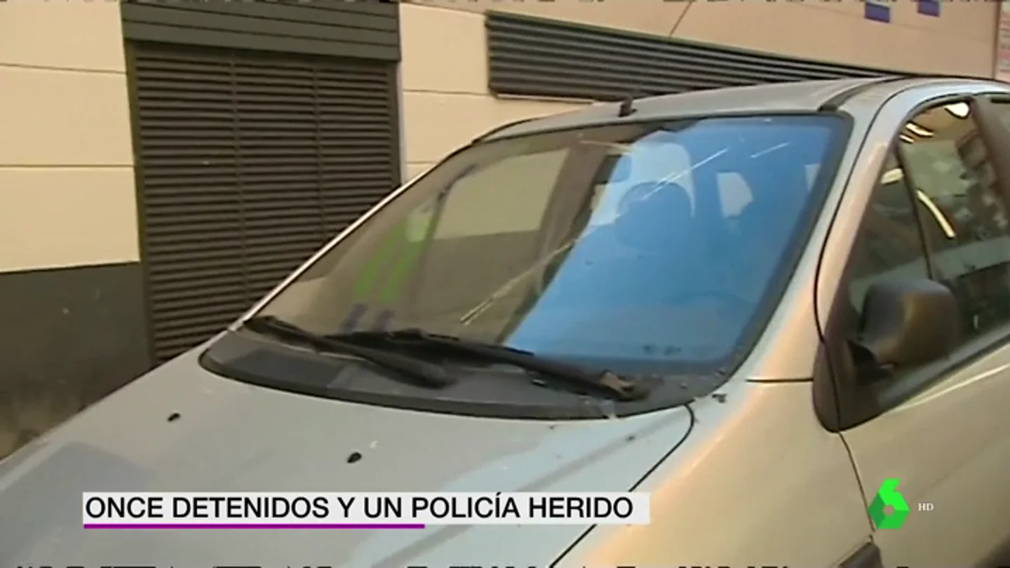La Policía ha detenido en Valencia a once aficionados del Getafe por alteración del orden público La Policía ha detenido en Valencia a once aficionados del Getafe por alteración del orden público