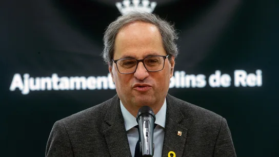 Quim Torra en un acto en Molins de Rei Quim Torra en un acto en Molins de Rei