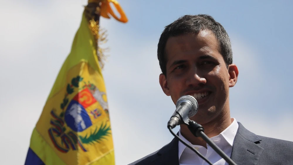 El presidente de la Asamblea Nacional de Venezuela, Juan Guaidó