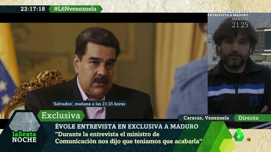 Nicolás Maduro, en Salvados Nicolás Maduro, en Salvados