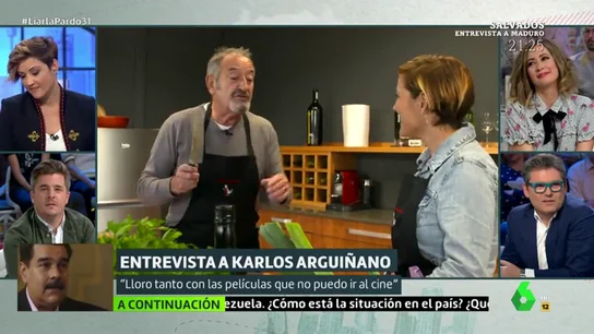 Karlos Arguiñano y Cristina Pardo Karlos Arguiñano y Cristina Pardo
