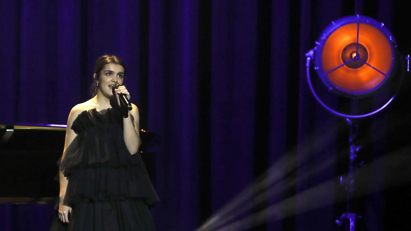 La cantante Amaia Romero durante la gala de entrega de los Premios Goya 2019 La cantante Amaia Romero durante la gala de entrega de los Premios Goya 2019