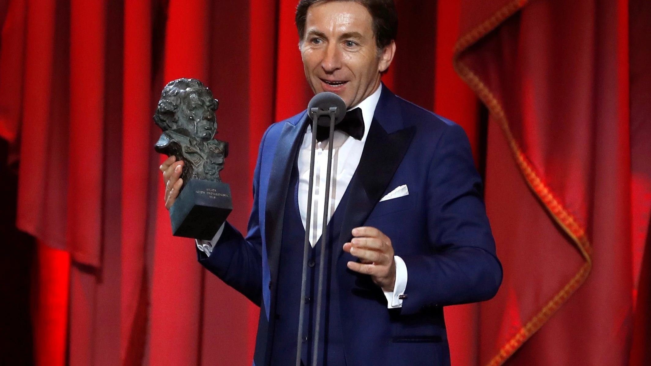 El actor Antonio de la Torre recibe el Goya al Mejor Actor Protagonista