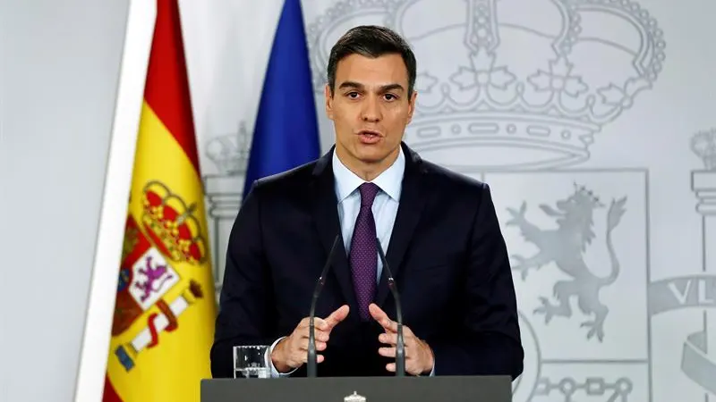 El presidente del Gobierno, Pedro Sánchez