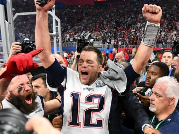 Tom Brady celebra la conquista de la Super Bowl Tom Brady celebra la conquista de la Super Bowl