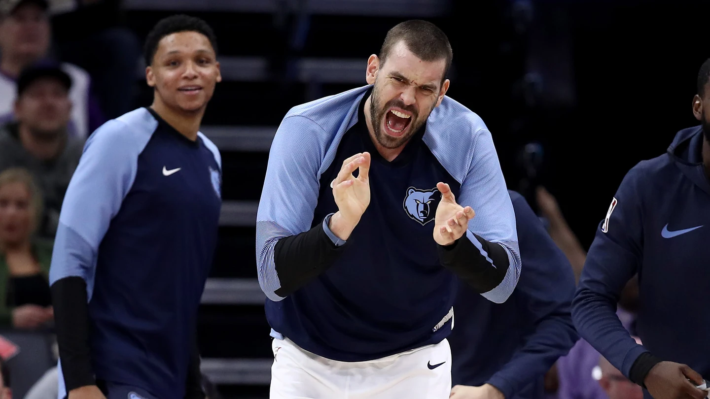 Marc Gasol, durante un partido de los Memphis Grizzlies Marc Gasol, durante un partido de los Memphis Grizzlies