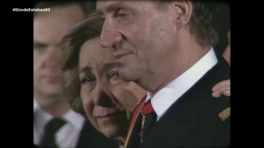 Los reyes de Espa&ntilde;a en 1993