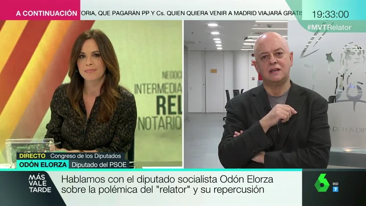 Odón Elorza en una entrevista