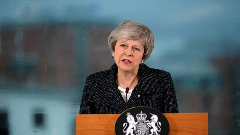 La primera ministra británica, Theresa May