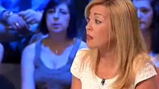 Paloma Zorrilla, durante una tertulia en La Sexta Noche Paloma Zorrilla, durante una tertulia en La Sexta Noche
