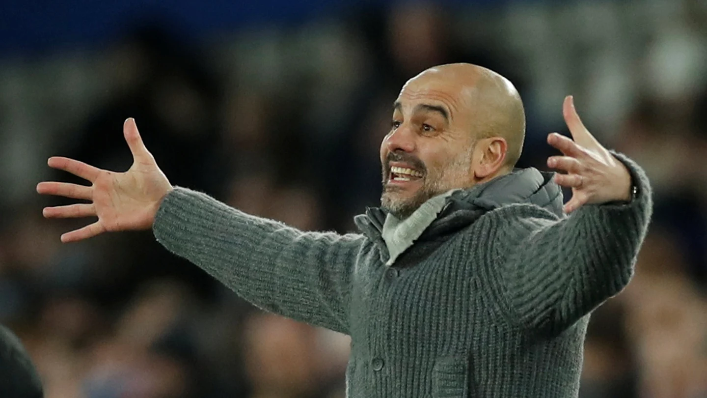 Pep Guardiola, entrenador del Manchester City Pep Guardiola, entrenador del Manchester City