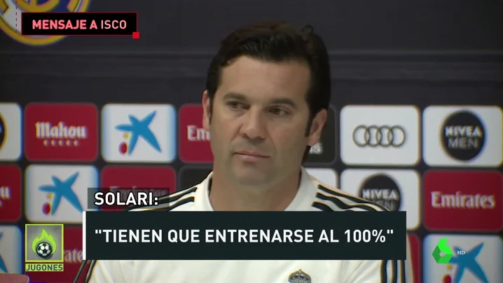 Solari responde a Isco