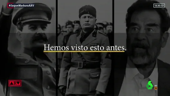 La Casa Blanca compara en un vídeo a Maduro con Stalin, Mussolini o Gadafi: "Hemos visto esto antes" La Casa Blanca compara en un vídeo a Maduro con Stalin, Mussolini o Gadafi: "Hemos visto esto antes"