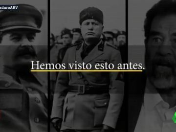 La Casa Blanca compara en un vídeo a Maduro con Stalin, Mussolini o Gadafi: "Hemos visto esto antes" La Casa Blanca compara en un vídeo a Maduro con Stalin, Mussolini o Gadafi: "Hemos visto esto antes"