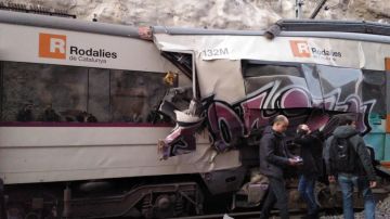 Accidente de tren en Manresa