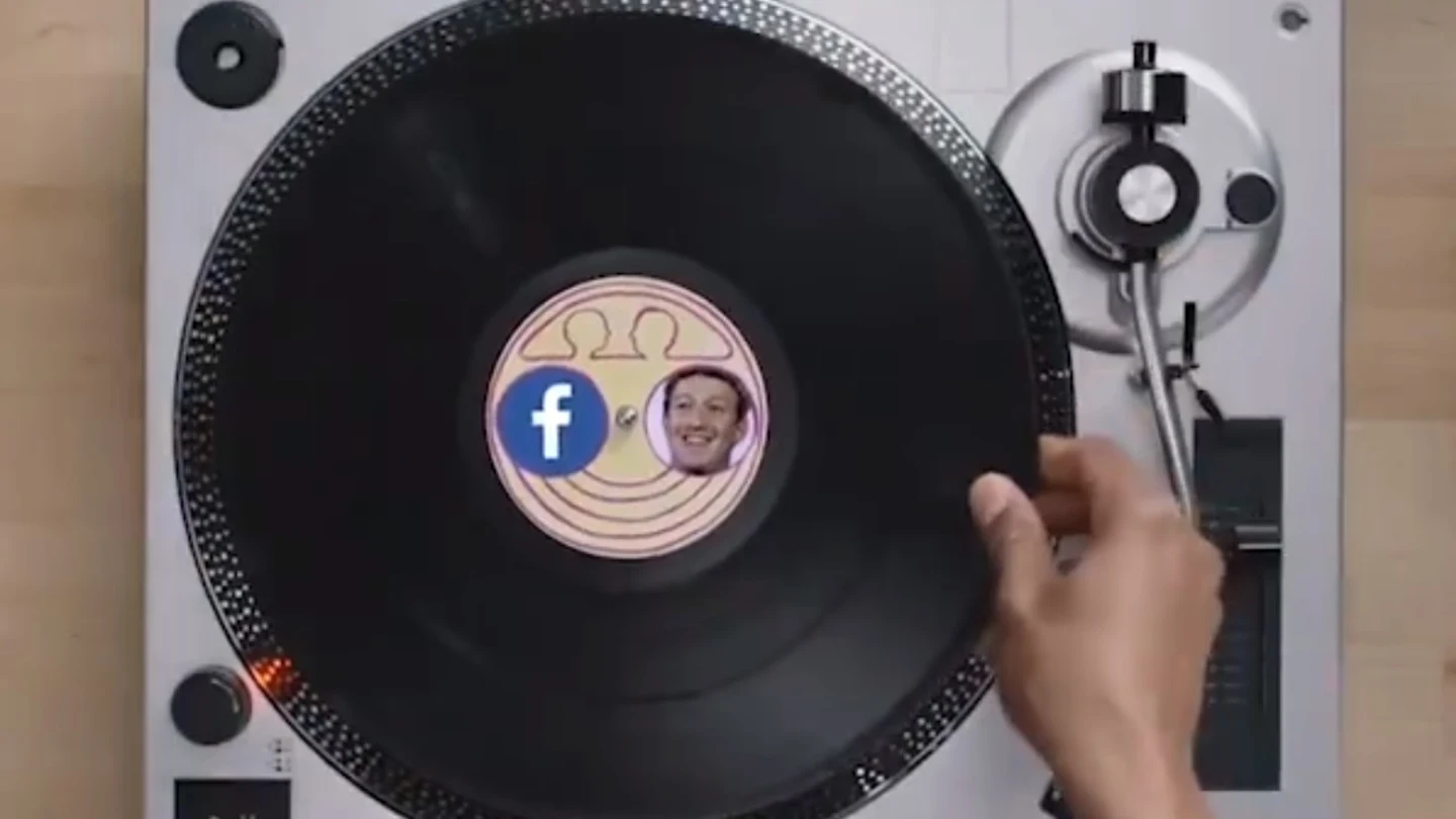 Captura del vídeo dedicado a Zuckerberg y Facebook Captura del vídeo dedicado a Zuckerberg y Facebook