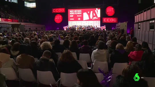 Acto sindicalista en Madrid Acto sindicalista en Madrid