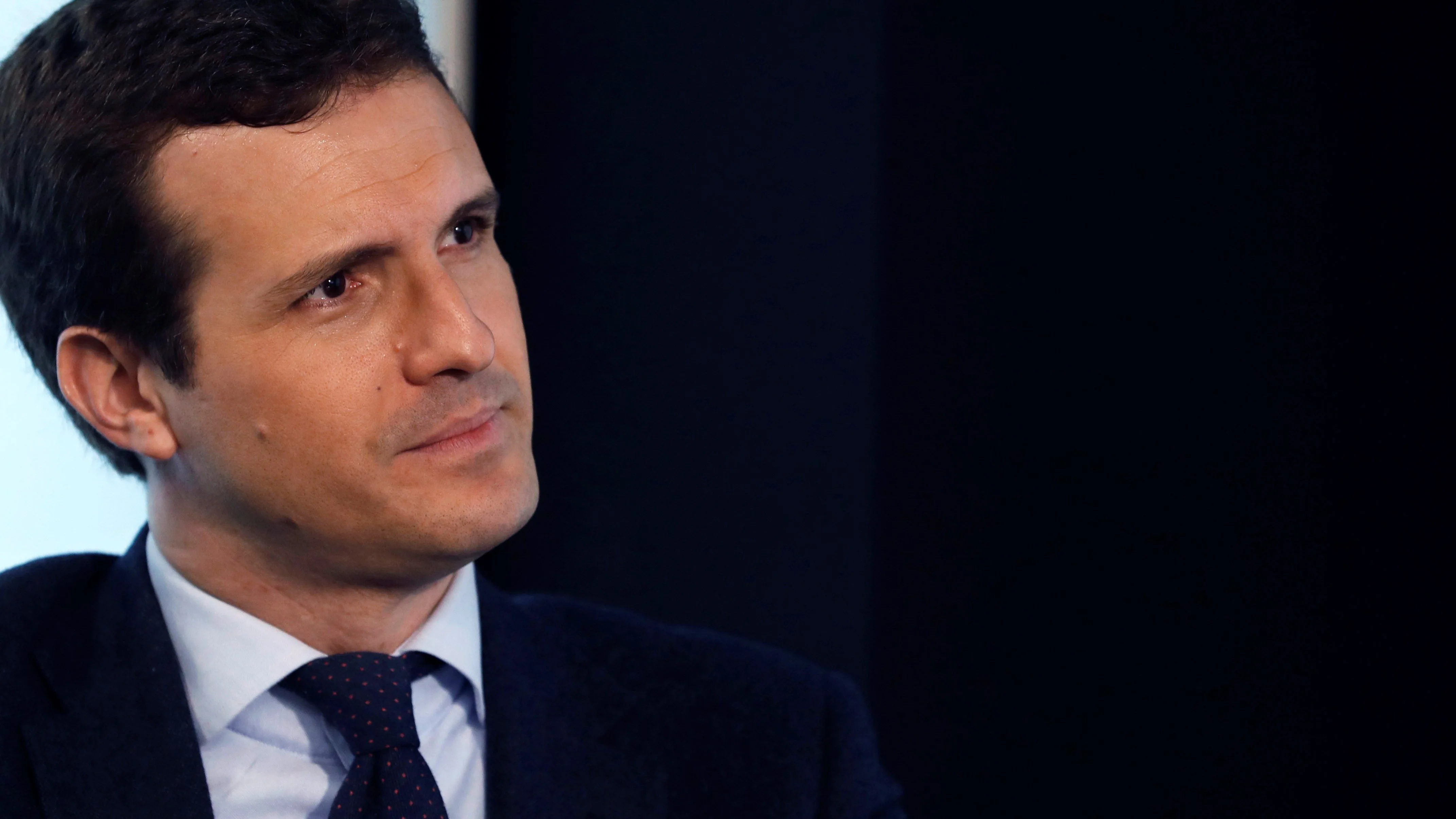 El presidente del PP, Pablo Casado