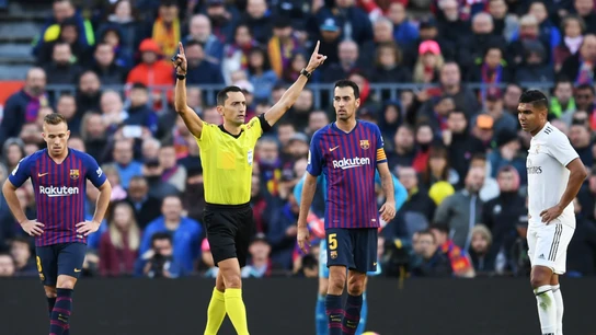 El VAR, en un Clásico El VAR, en un Clásico