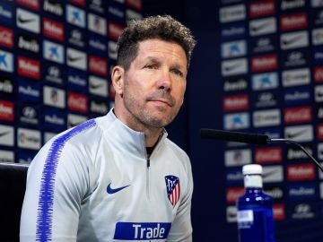 Simeone en rueda de prensa Simeone en rueda de prensa