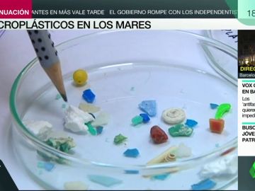 Imagen de microplásticos Imagen de microplásticos