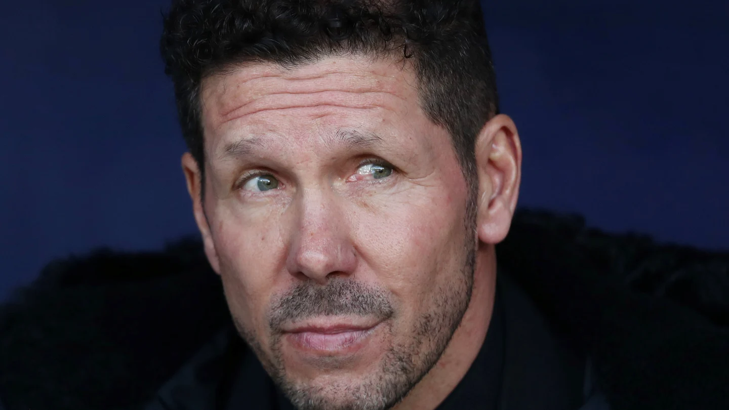 simeone, en el partido contra el Real Madrid simeone, en el partido contra el Real Madrid