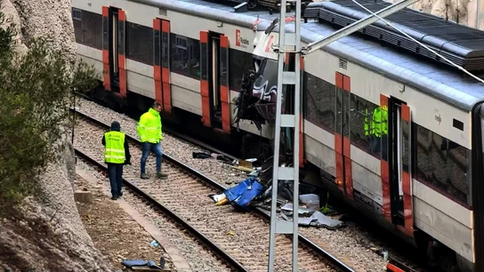 Accidente de tren en Barcelona Accidente de tren en Barcelona