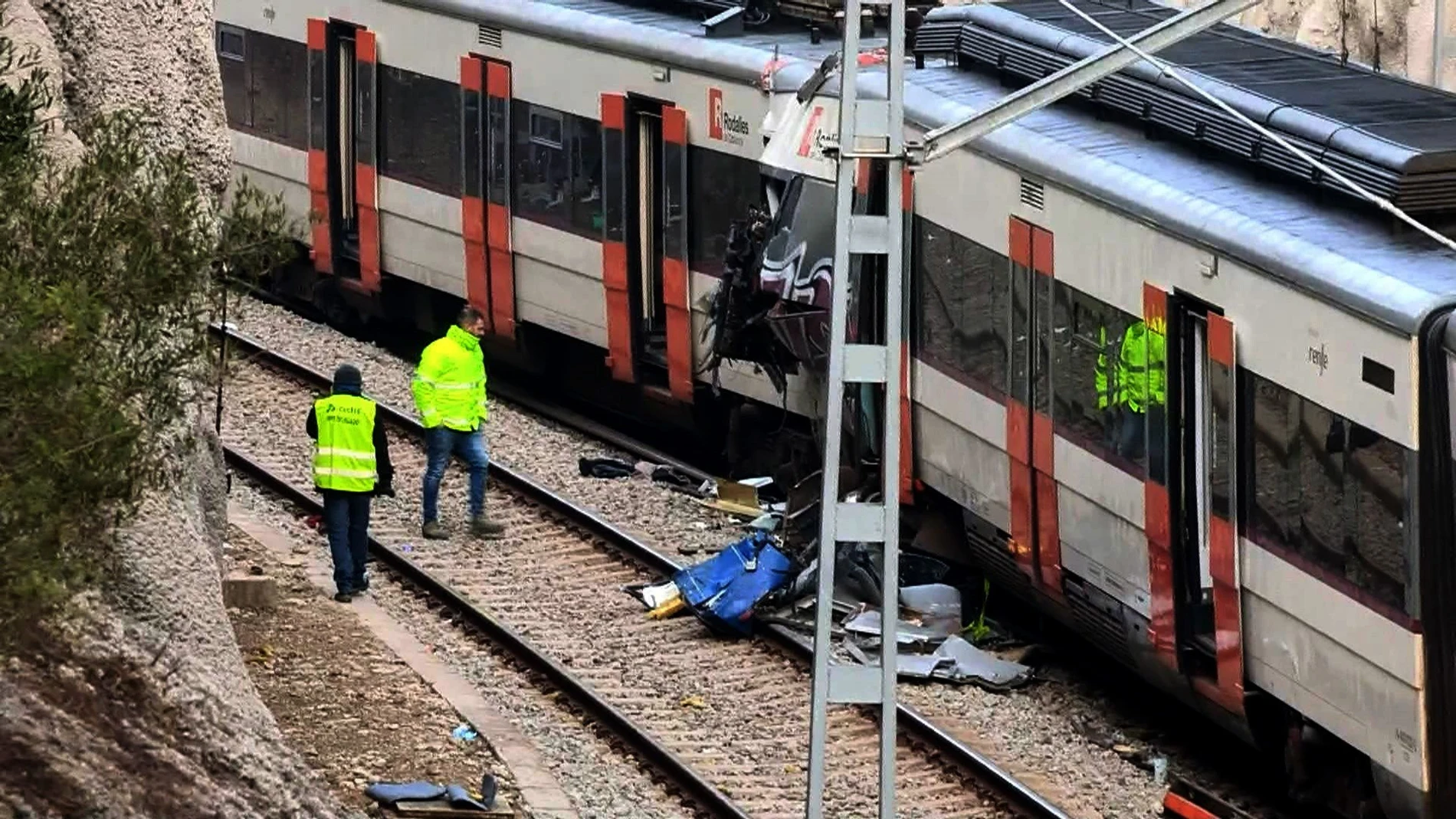 Accidente de tren en Barcelona