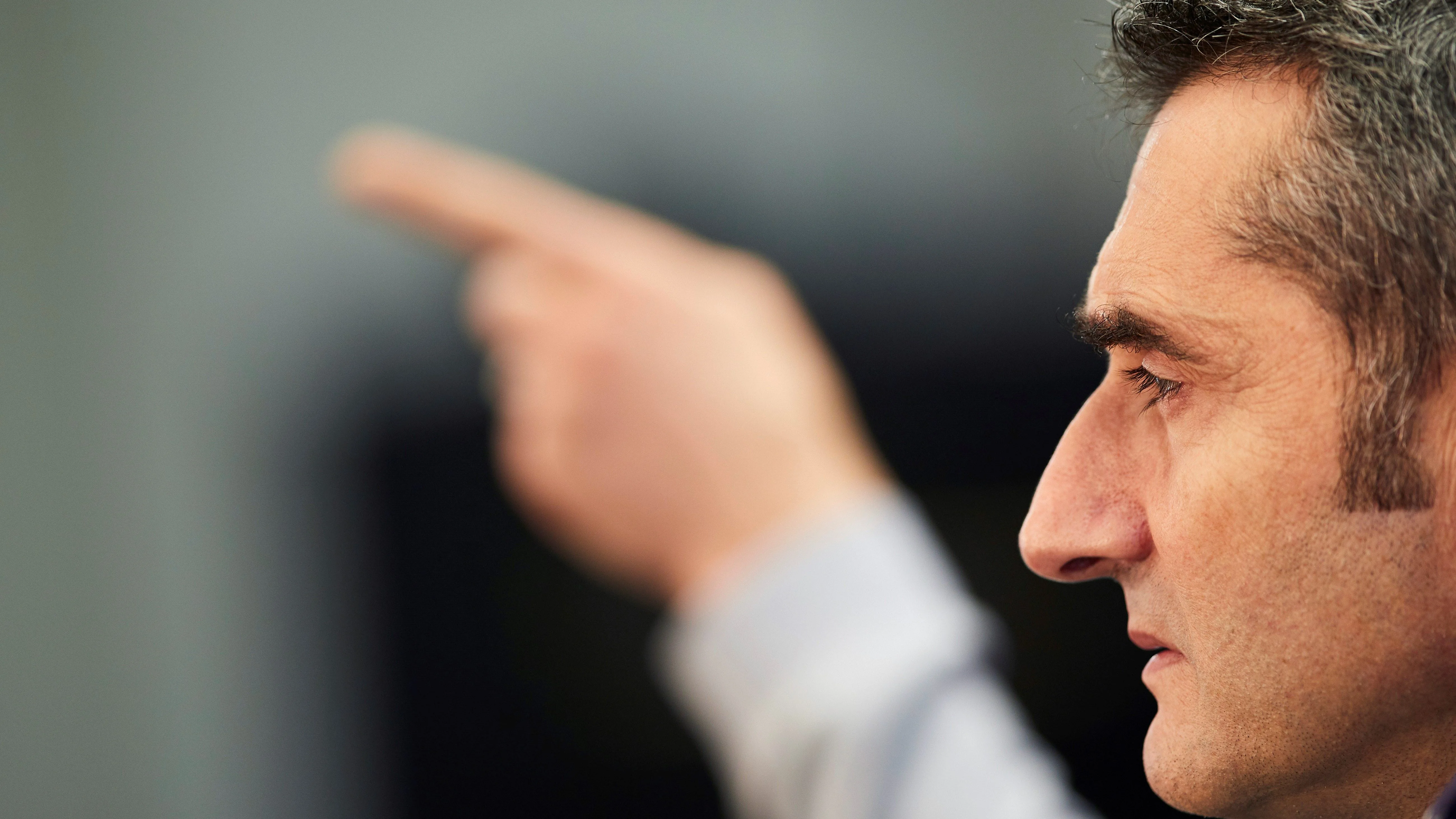 Valverde, en sala de prensa