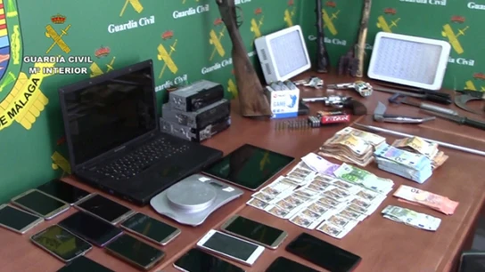 Imagen proporcionada de la Guardia Civil del dinero falsificado Imagen proporcionada de la Guardia Civil del dinero falsificado