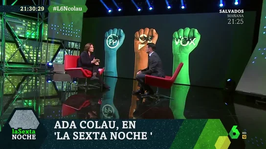 Ada Colau: "La extrema derecha no se limita a Vox en nuestro país" Ada Colau: "La extrema derecha no se limita a Vox en nuestro país"