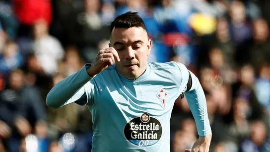 Iago Aspas, en acción contra el Getafe Iago Aspas, en acción contra el Getafe
